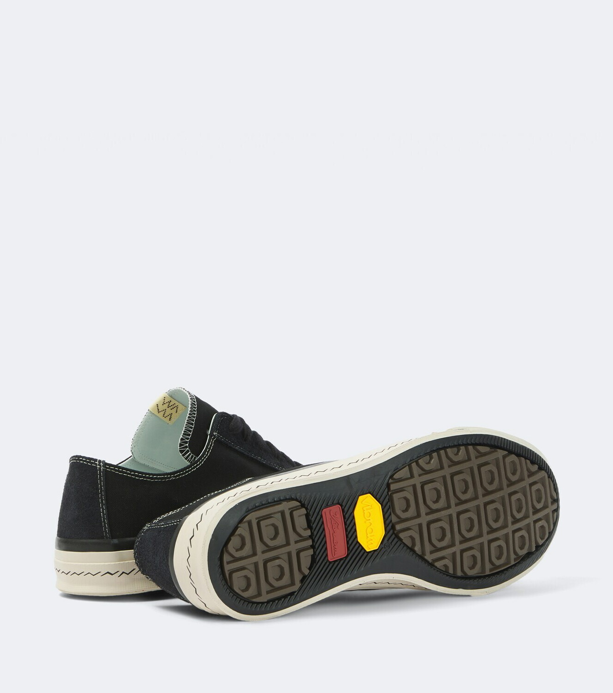 Visvim Nolan suede-trimmed canvas sneakers