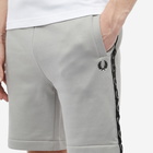 Fred Perry Men's Contrast Taped Short in Limestone