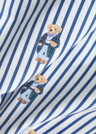 Polo Ralph Lauren Striped Cotton-poplin Pyjama Trousers Blue