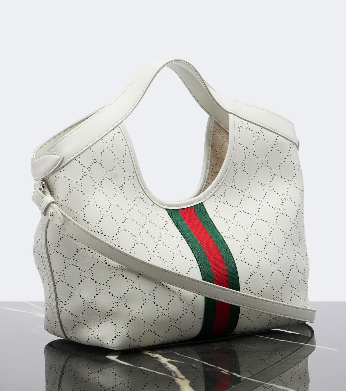 Gucci Gucci Giglio Small leather tote bag