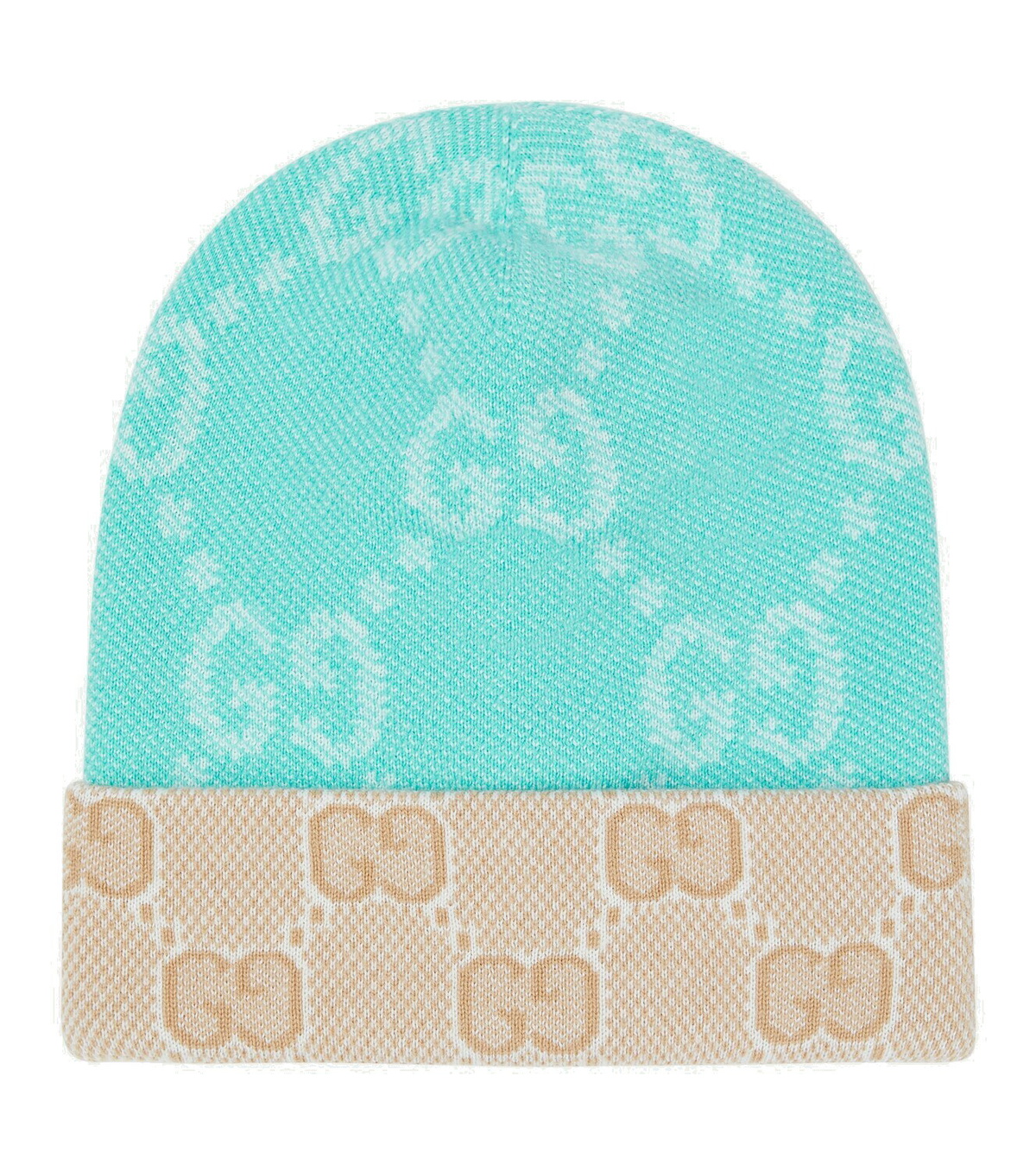 Gucci Blue Crystal NY Yankees Edition Wool Beanie