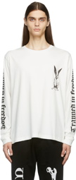 Vyner Articles Off-White Rabbit Print Long Sleeve T-Shirt