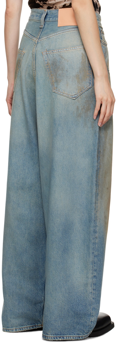 Acne Studios Blue Super Baggy Fit Jeans Acne Studios