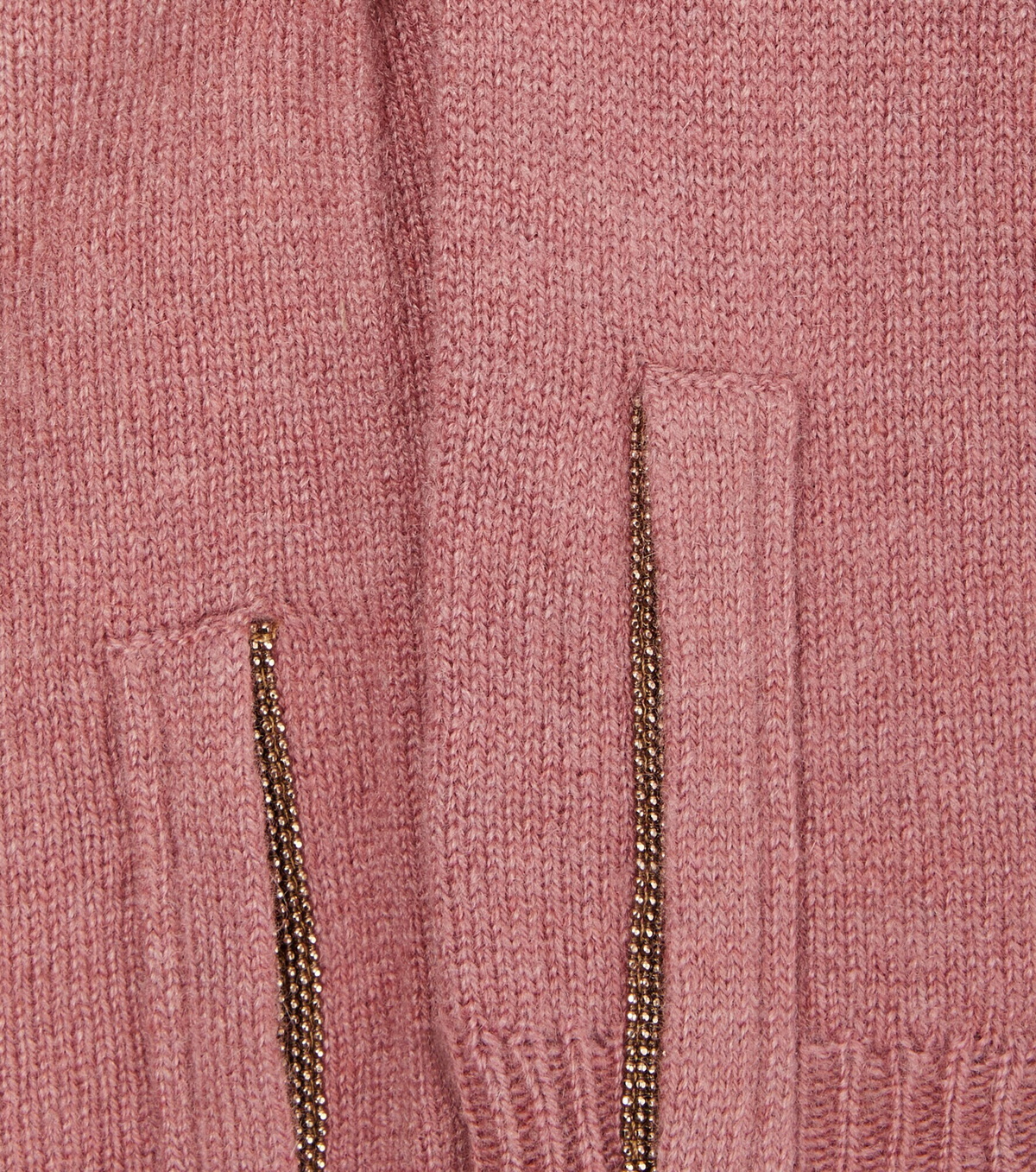Brunello Cucinelli - Embellished cashmere knit gloves