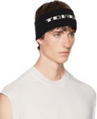 Rick Owens DRKSHDW Black Tower Knit Headband