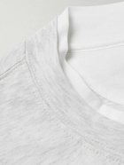 Brunello Cucinelli - Layered Cotton-Jersey T-Shirt - Gray
