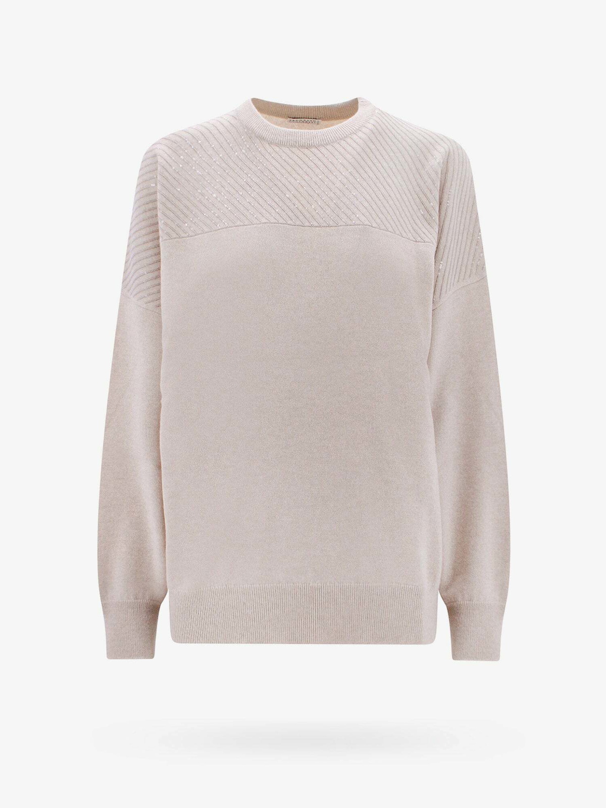 フィットネストップス BRUNELLO CUCINELLI Women Sweater M19122606 C8722 Beige 14439594QM_14_f.jpg?impolicy=