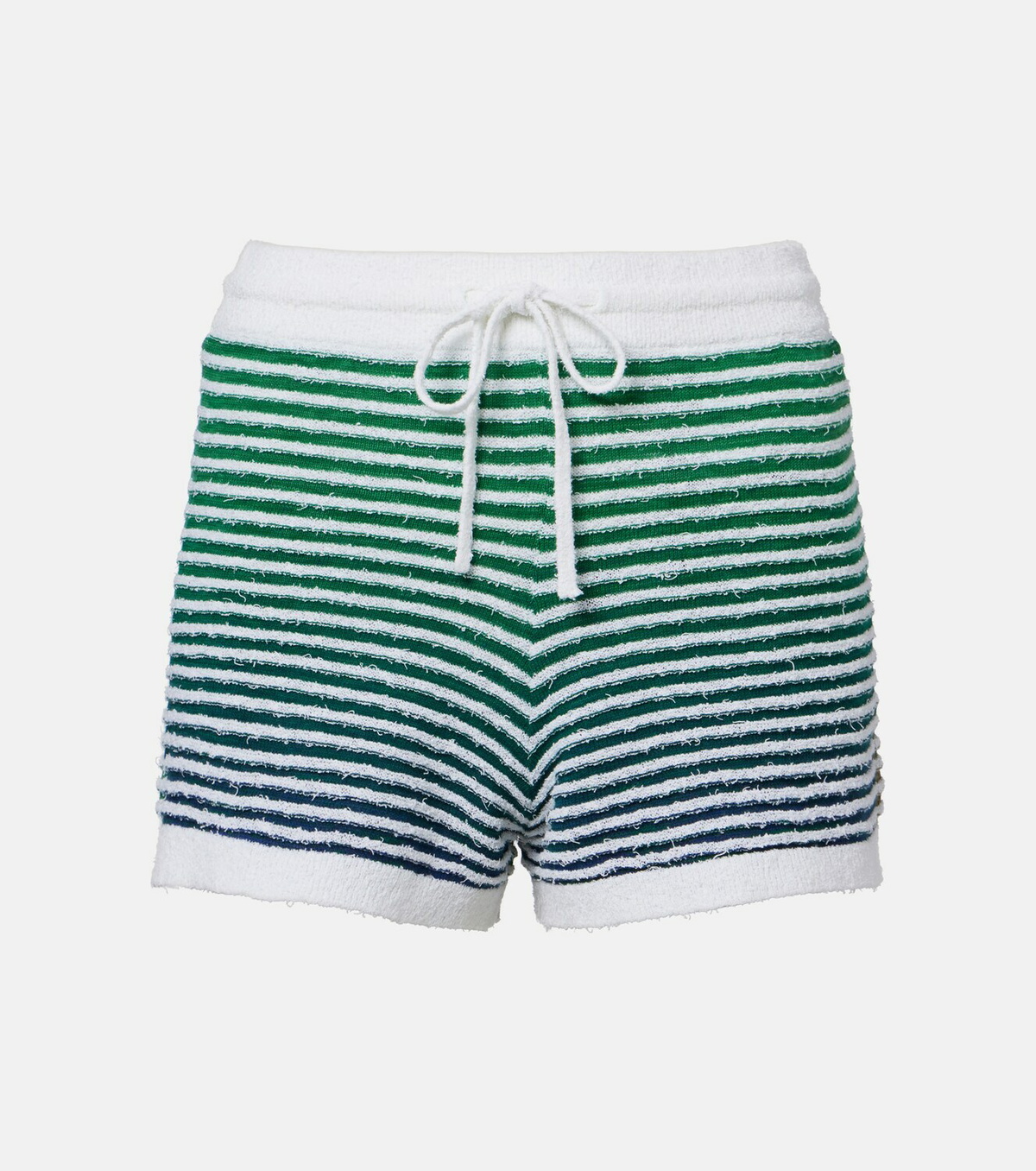 Loewe Paula's Ibiza striped cotton-blend shorts