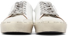 Golden Goose White & Green Hi Star Classic Sneakers