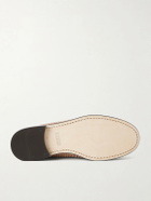 Brunello Cucinelli - Woven Leather Loafers - Brown