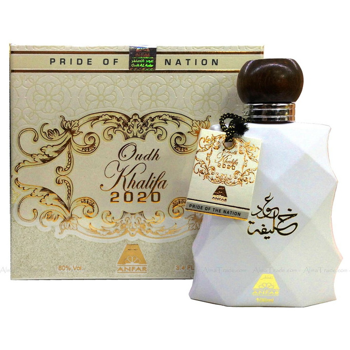 Photo: Anfar Unisex Oudh Khalifa White 2020 EDP Spray 3.4 oz Fragrances 9957708900167
