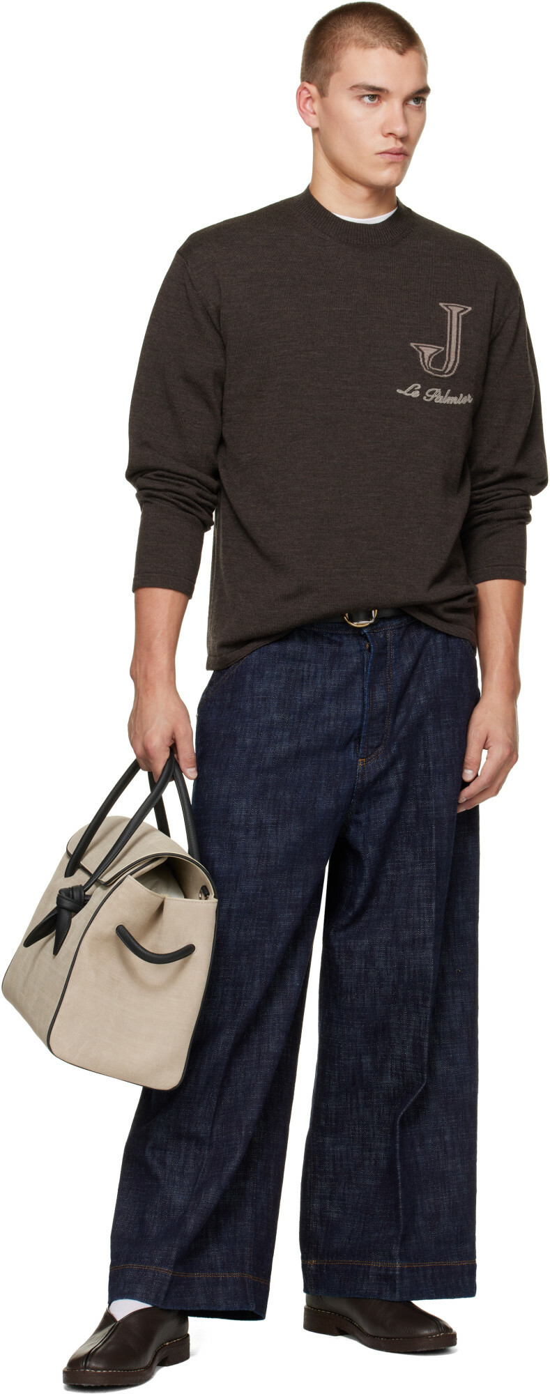 JACQUEMUS Brown 'The Herisson' Sweater