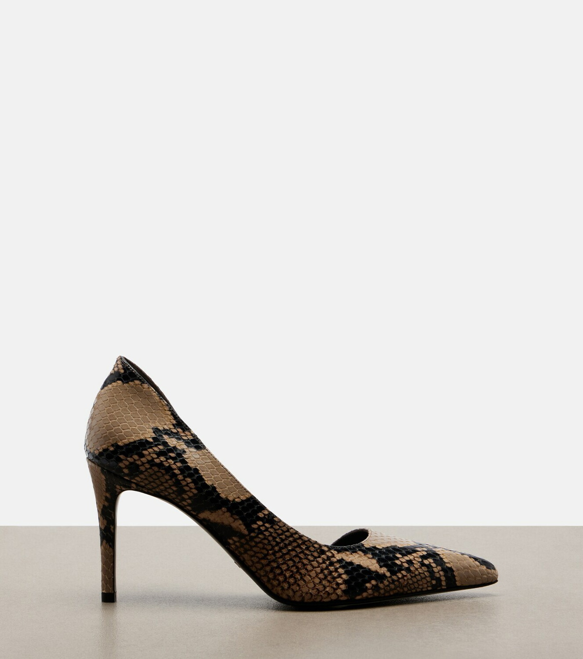 Khaite Jett snake-effect leather d'Orsay pumps