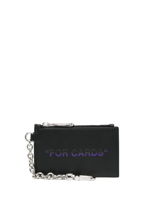 Photo: OFF-WHITE - Leather Credit Card Case