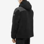 Moncler Men's Genius Hull Teddy Fleece Hooded Jacket in Black