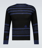 Maison Margiela - Striped wool and linen sweater