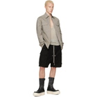 Rick Owens Gray Tower Work Shirt