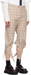 Strongthe Beige Spiky Trousers