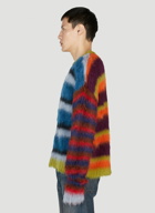 Brain Dead Blurry Lines Sweater unisex Blue
