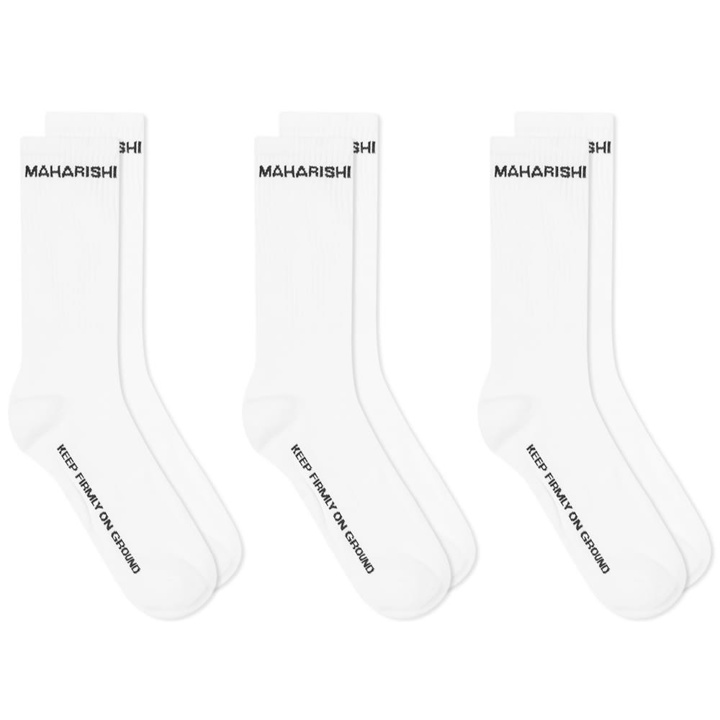 Photo: Maharishi Grounded Sock - 3 Pack