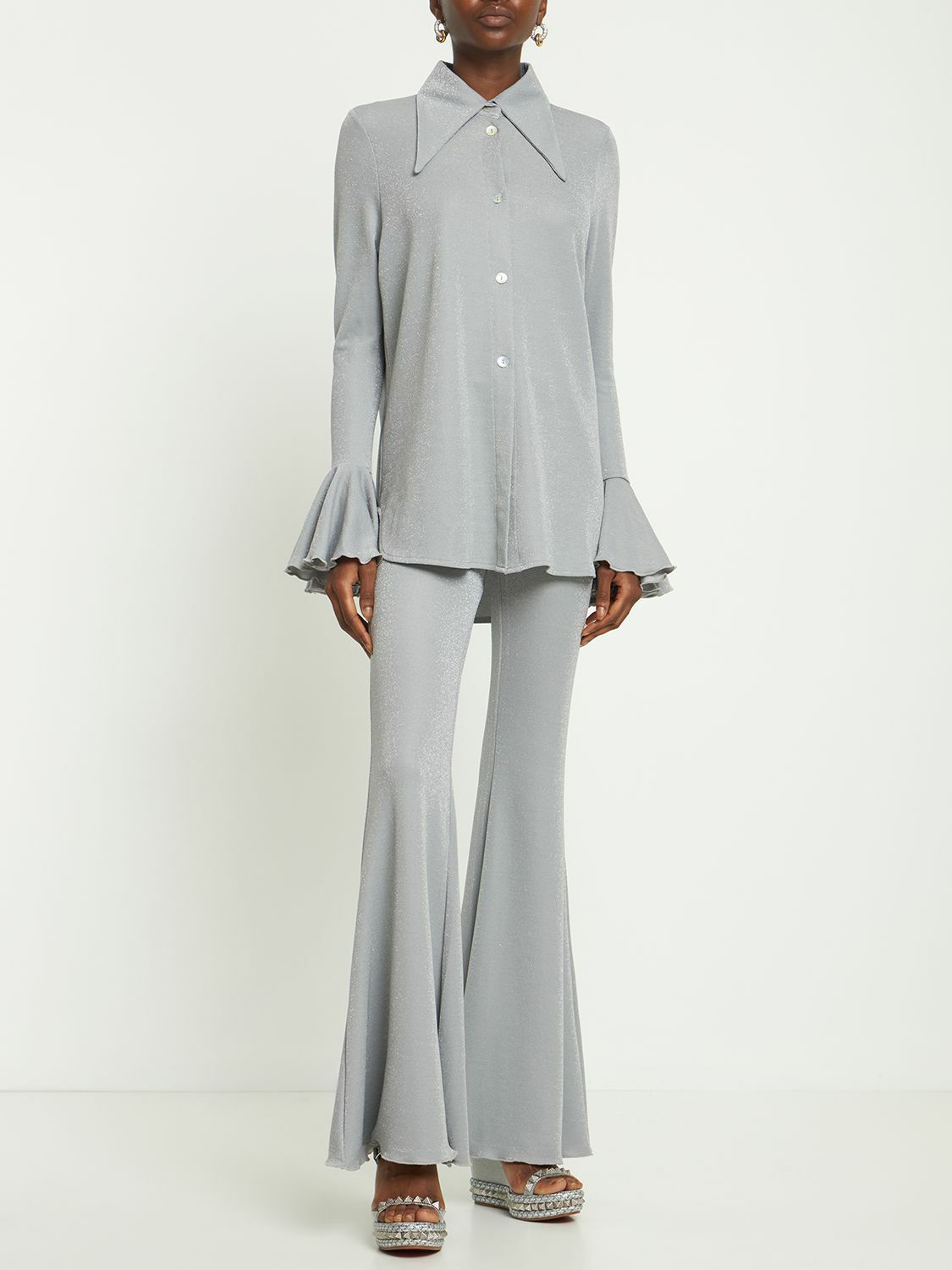 SLEEPER Lurex Lounge Suit Sleeper