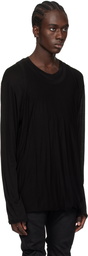 Julius Black Layered Long Sleeve T-Shirt