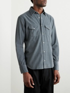 TOM FORD - Cotton-Corduroy Shirt - Gray