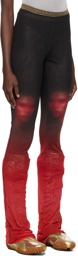 Ottolinger Black & Red Gradient Lounge Pants
