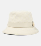 Gucci Double GG canvas bucket hat
