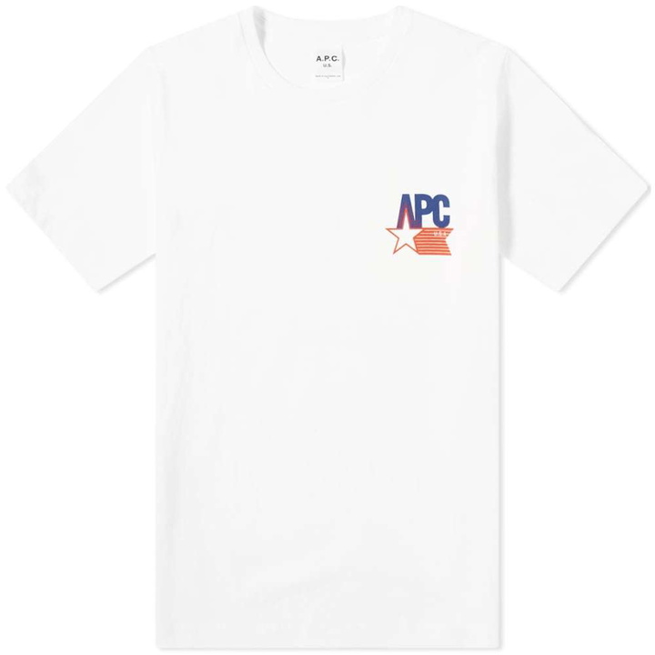 Photo: A.P.C. Marcellus USA Logo Tee