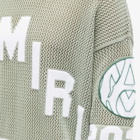 AMIRI Men's Mesh Hockey Logo Sweater in Frosty Green
