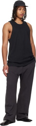 Fear of God ESSENTIALS Black Rib Tank Top