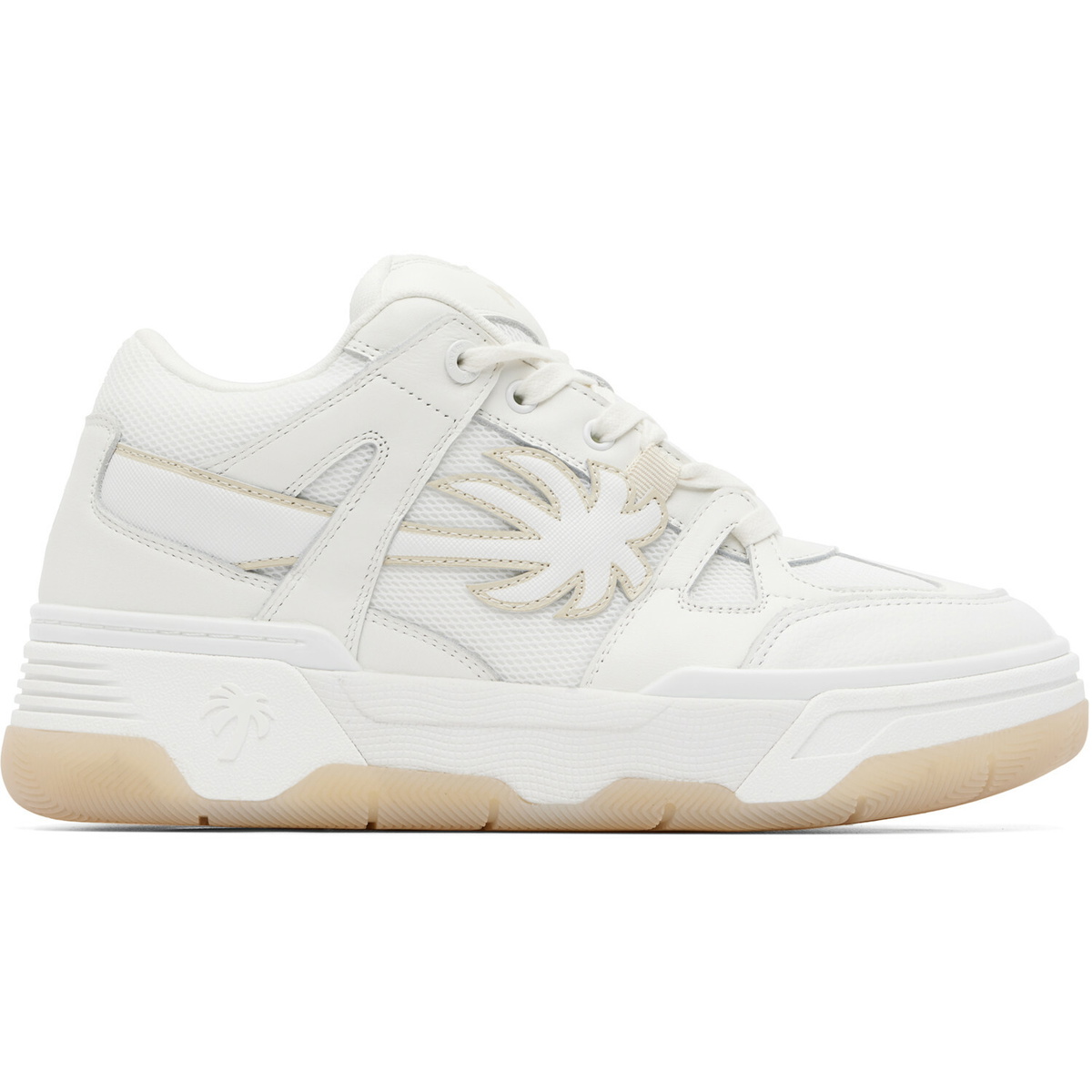 Palm Angels White Palm Skate Sneakers