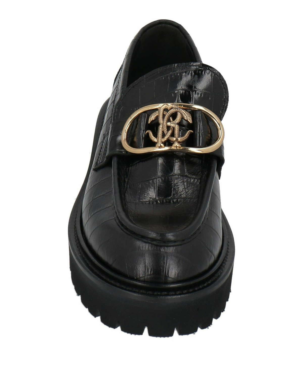 Roberto Cavalli Womens Loafers in Black