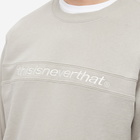 thisisneverthat Men's SP-Logo Crew Sweat in Stone