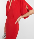 Norma Kamali Obie jersey maxi dress