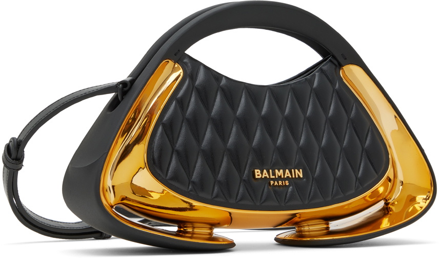BALMAIN バルマン◆メダリオンロゴ レザーボディバッグ希少 ラグジュアリーメンズショルダーバッグ | BALMAIN