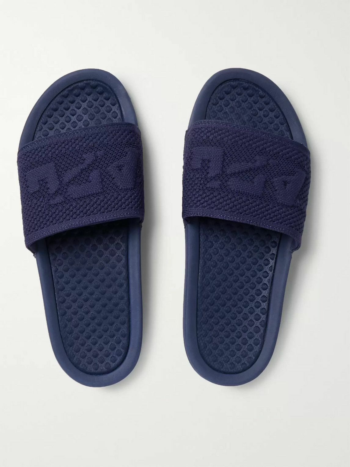APL Athletic Propulsion Labs - Logo-Embossed TechLoom Slides - Blue