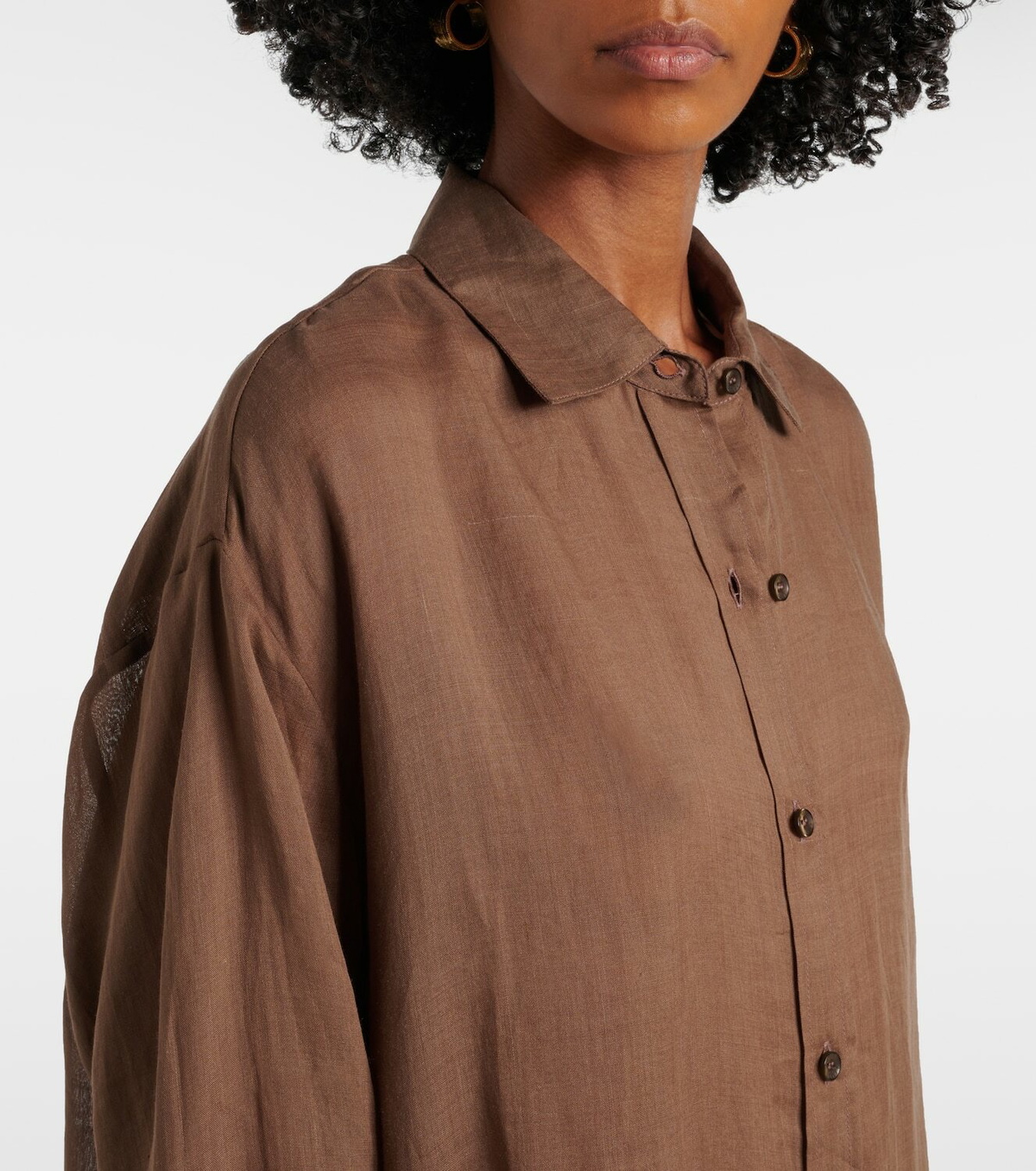 Leset Niko oversized ramie shirt