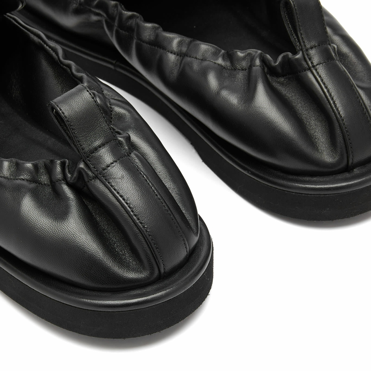 Studio Nicholson Men's Donovan Elastic Back Loafer in Black