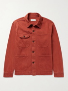 ALEX MILL - Garment-Dyed Cotton-Twill Chore Jacket - Red