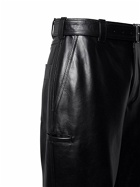 BOTTEGA VENETA - Belted Leather Pants