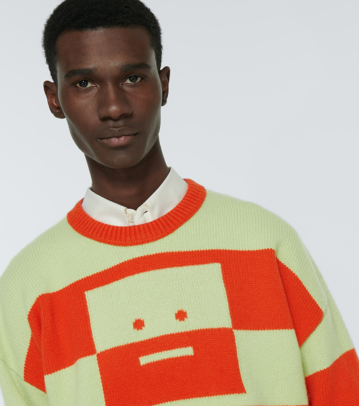 Acne Studios Face Wool Sweater top