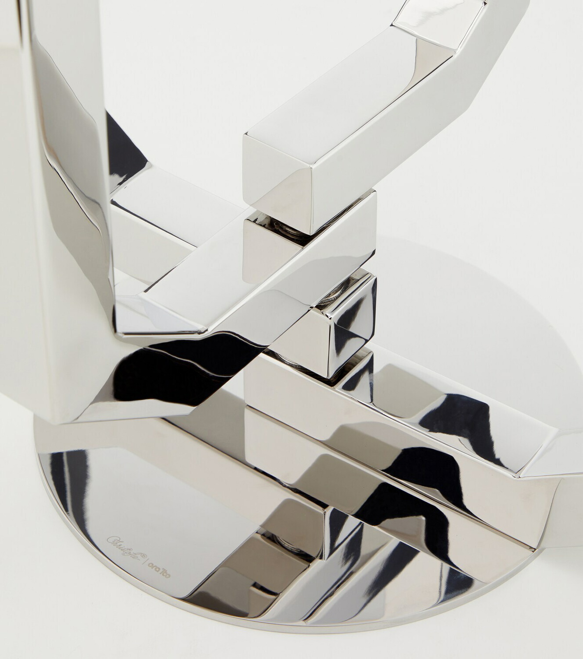 Christofle Arborescence stainless steel candle holder