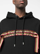 Lanvin Black Logo Appliqué Cotton Hoodie