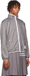 Thom Browne Gray Nylon Jacket