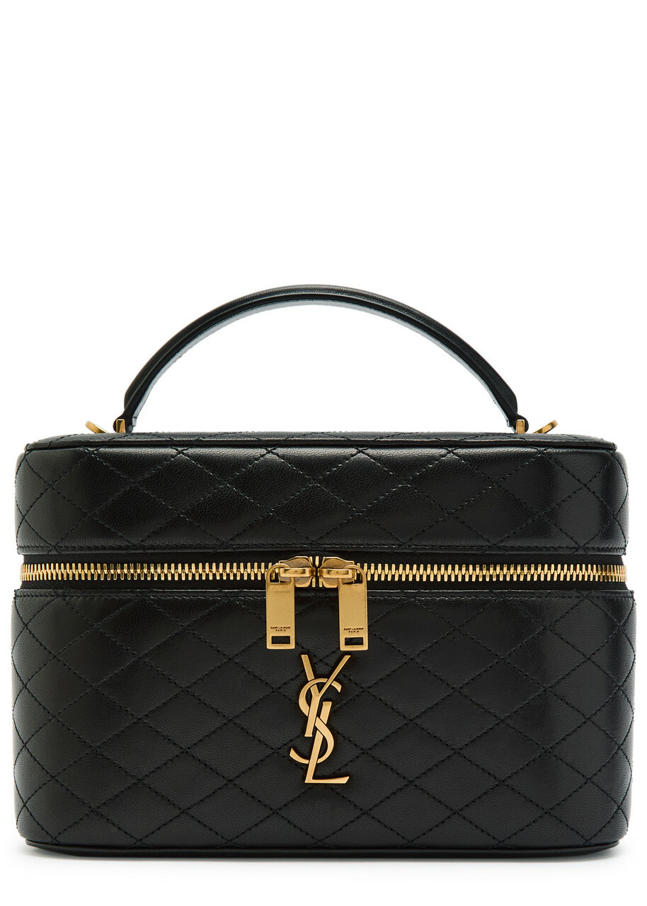Saint Laurent Gaby Large Quilted Leather top Handle bag - Black - One Size