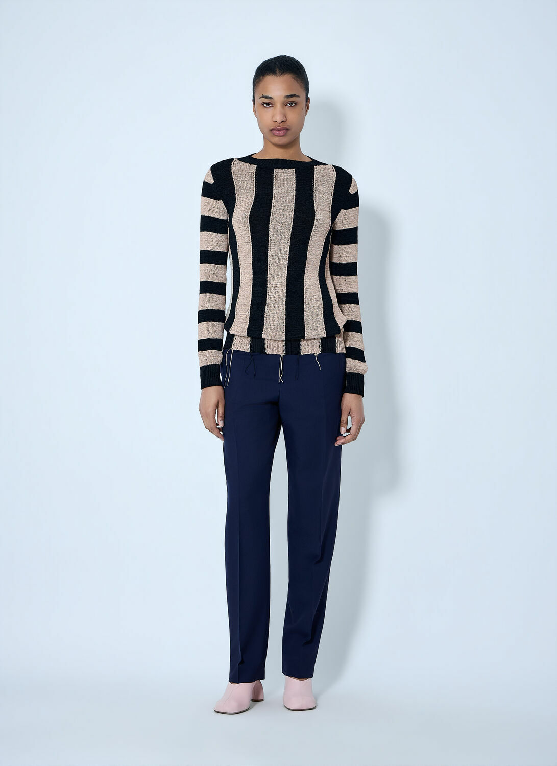 Dries Van Noten Striped Knit Sweater