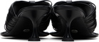 Proenza Schouler Black Cable T-Strap Heeled Sandals