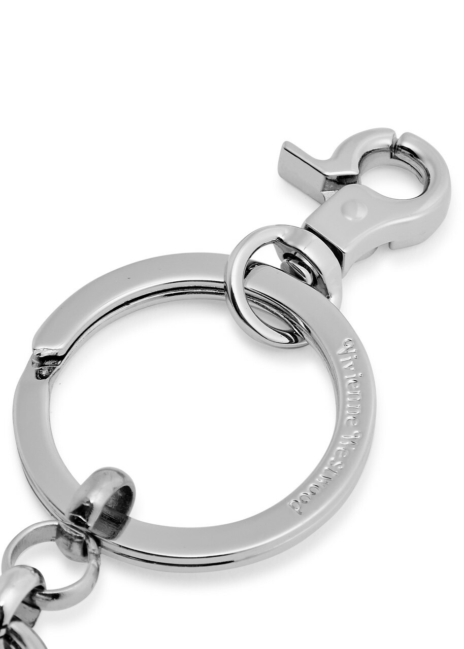 Vivienne Westwood Betty Silver-plated Keyring - Black - One Size